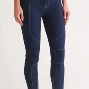 Austin Landing Blue‎ Skinny Mid rise ankle Jeans with Classic Texture size 7